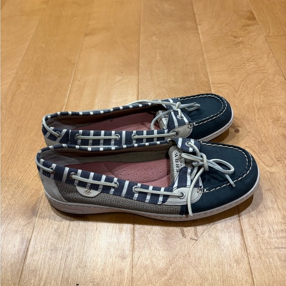 Sperry top slider striped blue loafer  shoes 11 new without tags - Picture 1 of 8